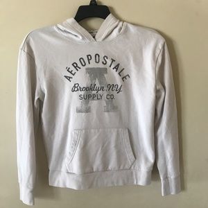 Aeropostale White Hoodie. Medium
